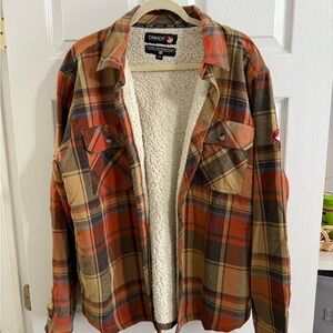 Canada Goose Plaid Sherpa-Lined Jacket